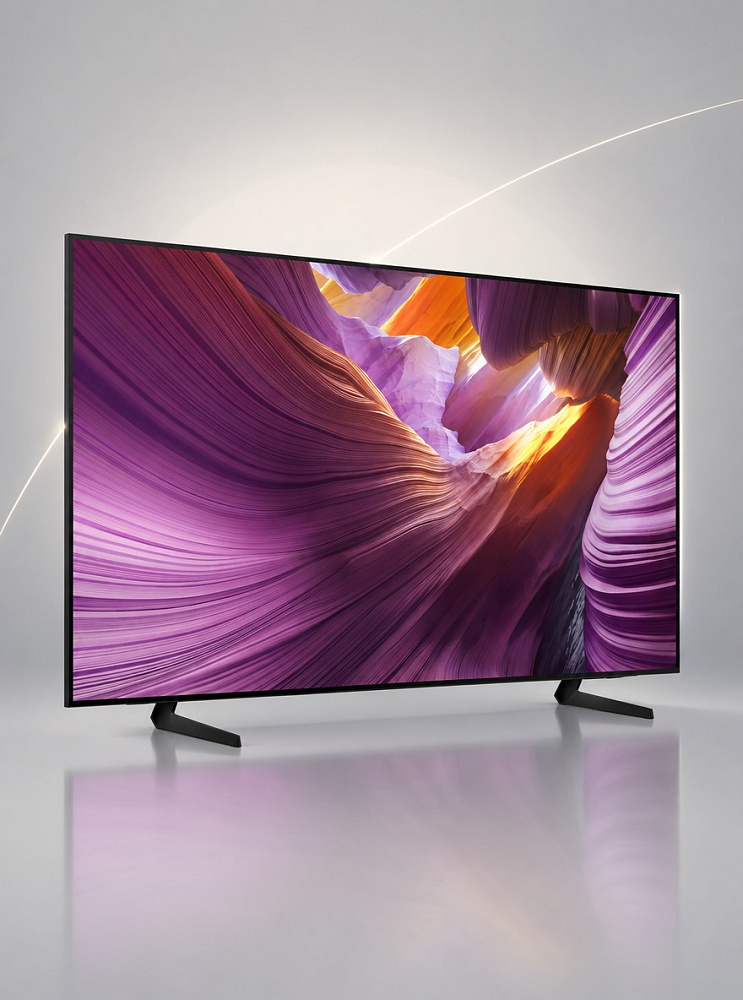 Телевизор Samsung QE65S85FAEXRU, 65 дюймов, 4K UHD, QLED, 120 Гц, Smart TV, звук 20 Вт