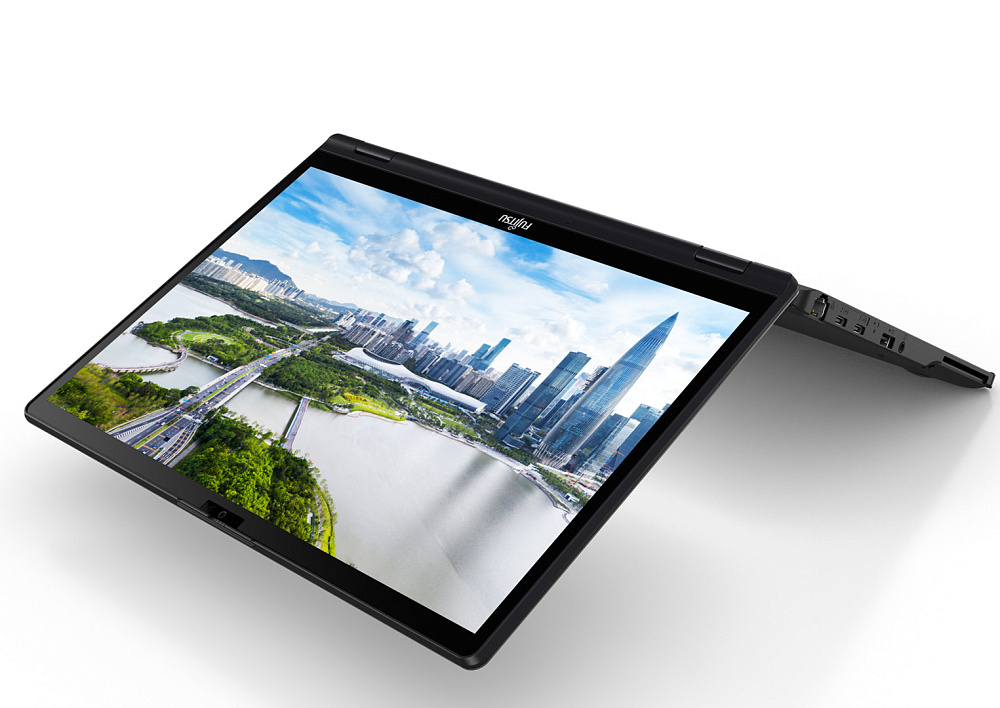 Ноутбук-трансформер Fujitsu LIFEBOOK U5313X U5313X52BRU1TB BLACK 360°, Intel Core i5-1335U, 16GB LPDDR5-4800MHz, SSD 1TB, Intel Iris Xe Graphics, 13,3" WUXGA Touch, WINDOWS 11 PRO, КЛАВИАТУРА RU/US, сделано в Японии, гарантия 1 год, фото 7