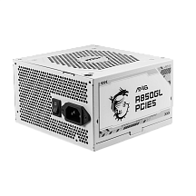 Блок питания MSI MAG A850GL PCIE5, 850 Вт, 80 PLUS Gold, ATX, вентилятор 120x120 мм, белый