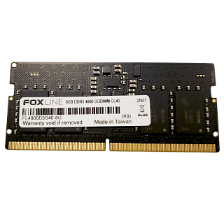 Оперативная память Foxline SODIMM 8GB 4800 DDR5 CL 40 (Foxline FL4800D5S40-8G)