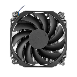 Корпусной вентилятор Foxline CPU Cooler DB32i, 3400 об/мин, чёрный, поток 41.46 CFM, шум 33 дБА