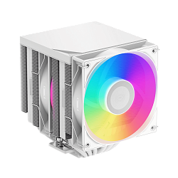 Кулер для процессора PcCooler RT620Pro TC ARGB WH, AM5, до 265 Вт, вентилятор 120 мм, шум 34.9 дБА, подсветка ARGB
