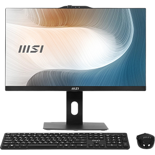 Моноблок/ Modern AM242P 1M-2416XRU   23.8"(1920x1080 IPS)/Intel Core 7 150U(1.8Ghz)/16384Mb/512PCISSDGb/noDVD/Int:Intel® Graphics/Cam/BT/WiFi/war 1y/4.65kg/Black/noOS + Wireless KB+M
