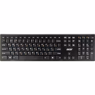 Клавиатура/ Клавиатура беспроводная Acer OKR020 Wireless 2.4G slim Multimedia black