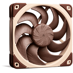 Корпусной вентилятор Noctua Cooler NF-A12x25 G2 LS-PWM, вентилятор 120 мм, 1100 об/мин, бежевый, поток 39.02 CFM