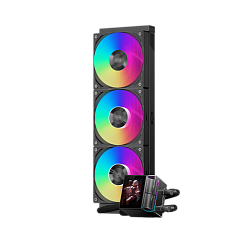 Система жидкостного охлаждения PcCooler DS360 ARGB Display BK, вентилятор 120 мм, шум 39.8 дБА, AM5