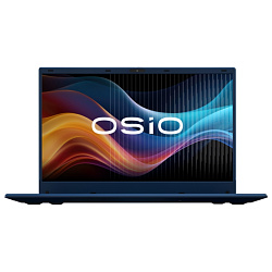 Ноутбук Osio BaseLine, N100, 8 ГБ ОЗУ, 256 ГБ, 15.6 дюйма, 1920x1080, IPS, Intel, Alder Lake, 60 Гц, синий