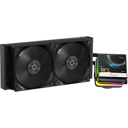 Система жидкостного охлаждения Ocypus Sigma L24 PRO BK, вентилятор 120 мм, шум 36 дБА, AM5