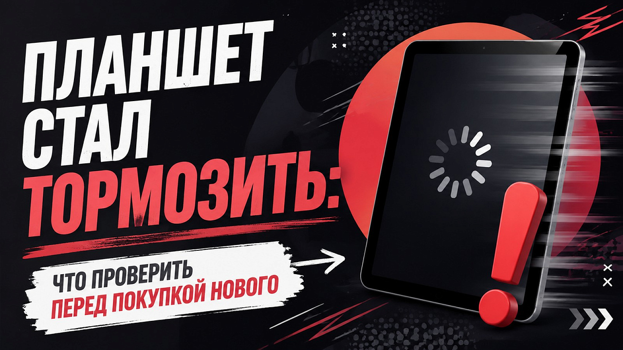 Планшет стал тормозить: что проверить перед покупкой нового