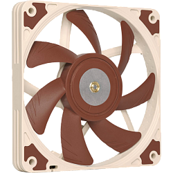 Корпусной вентилятор Noctua Cooler NF-A12x15 FLX, вентилятор 120 мм, 1850 об/мин, бежевый, поток 55.44 CFM, шум 23.9 дБА