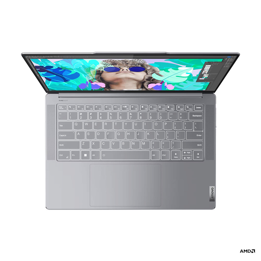 Ноутбук Lenovo Yoga Slim 7 83AA001DRU, 14.5" 2.9K, AMD Ryzen 5 7640S, Radeon 760M, 16GB LPDDR5x, SSD512GB, WIN11H, RU/US, фото 6