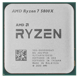 Процессор Центральный Процессор AMD RYZEN 7 5800X BOX (Vermeer, 7nm, C8/T16, Base 3,80GHz, Turbo 4,70GHz, Without Graphics, L3 32Mb, TDP 105W, w/o cooler, SAM4) (312714)