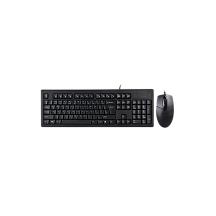 Комплект клавиатура и мышь A4Tech + USB KRS-8372, проводное подключение, USB-A, чёрный