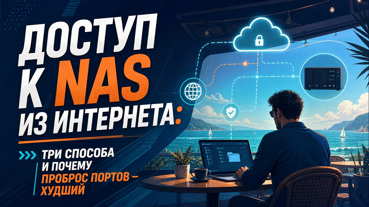 Доступ к NAS из интернета: три способа и почему проброс портов — худший