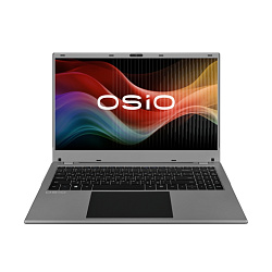 Ноутбук Osio BaseLine, N100, 8 ГБ ОЗУ, 256 ГБ, 15.6 дюйма, 1920x1080, IPS, Intel, Alder Lake, 60 Гц, серебристый