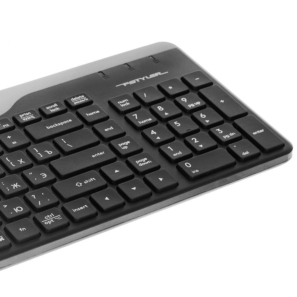 Комплект клавиатура и мышь A4Tech + Fstyler FB2535C, беспроводное подключение, USB-A, чёрный, фото 5