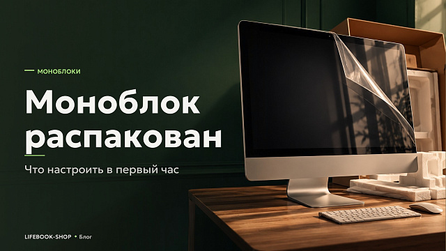 Моноблок распакован: что настроить в первый час