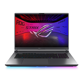 Ноутбук ASUS ROG Strix G18 G815LM-TT170 18"(2560x1600 IPS (матовый))/Intel Core Ultra 9 290HX(2.7Ghz)/16384Mb/1024PCISSDGb/noDVD/Ext:NVIDIA GeForce RTX 5060(8192Mb)/Cam/BT/WiFi/90WHr/war 1y/3.2kg/Eclipse Gray/noOS
