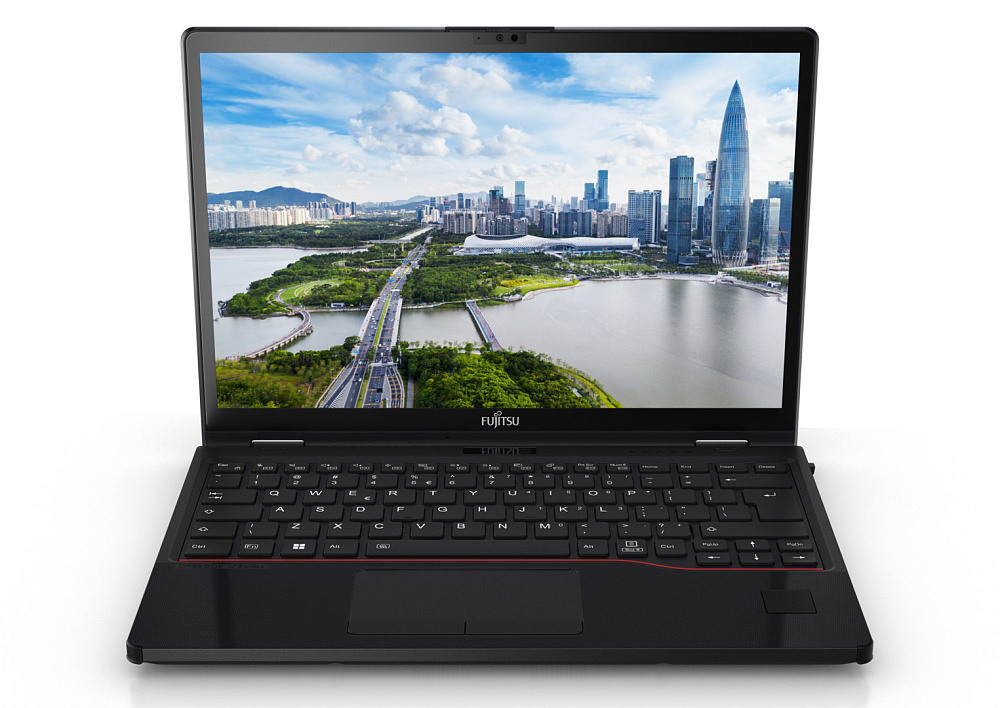Ноутбук-трансформер Fujitsu LIFEBOOK U5313X U5313X52BRU BLACK 360°, Intel Core i5-1335U, 16GB LPDDR5-4800MHz, SSD 512GB, Intel Iris Xe Graphics, 13,3" WUXGA Touch, WINDOWS 11 PRO, КЛАВИАТУРА RU/US, сделано в Японии, гарантия 1 год, фото 4