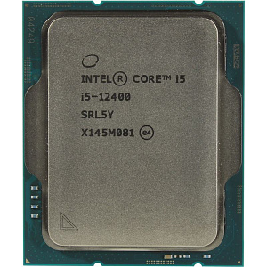 Процессор APU LGA1700 Intel Core i5-12400 (Alder Lake, 6C/12T, 2.5/4.4GHz, 18MB, 65/117W, UHD Graphics 730) OEM (analog CM8071504650608)