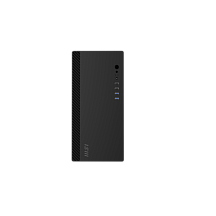 Корпус для ПК MSI PRO SHIELD M100P, Midi Tower, чёрный, под mATX, Mini-ITX, материал сталь