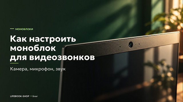 Как настроить моноблок для видеозвонков: камера, микрофон, звук