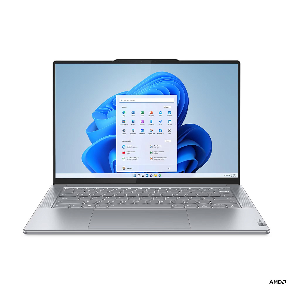 Ноутбук Lenovo Yoga Slim 7 83AA001DRU, 14.5" 2.9K, AMD Ryzen 5 7640S, Radeon 760M, 16GB LPDDR5x, SSD512GB, WIN11P, RU/US, фото 7