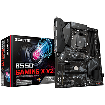 Материнская плата Gigabyte AMD B550 sAM4, AM4, ATX, DDR4, DIMM, 128 ГБ ОЗУ, B550GAMINGXV2