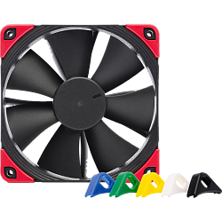 Корпусной вентилятор Noctua Cooler NF-F12 PWM chromax.black.swap, вентилятор 120 мм, 1500 об/мин, чёрный, шум 22.4 дБА