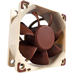Корпусной вентилятор Noctua Cooler NF-A6X25, 3000 об/мин, бежевый, поток 29.2 CFM, шум 19.3 дБА