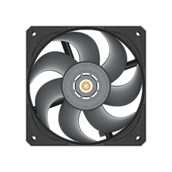 Корпусной вентилятор PcCooler Cooler F9 R120 BK, вентилятор 120 мм, 3000 об/мин, чёрный, поток 42.7 CFM, шум 42.7 дБА