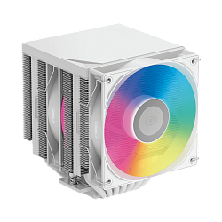 Кулер для процессора PcCooler RT720 TC ARGB WH, AM5, вентилятор 120 мм, шум 34.9 дБА, подсветка ARGB