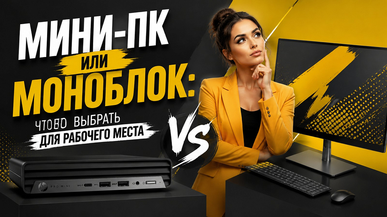 Мини-ПК или моноблок: что выбрать для рабочего места