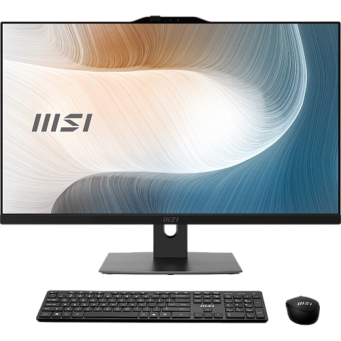 Моноблок MSI Modern AM272P 1M, 16 ГБ ОЗУ, 512 ГБ, 27 дюймов, 1920x1080, чёрный, IPS